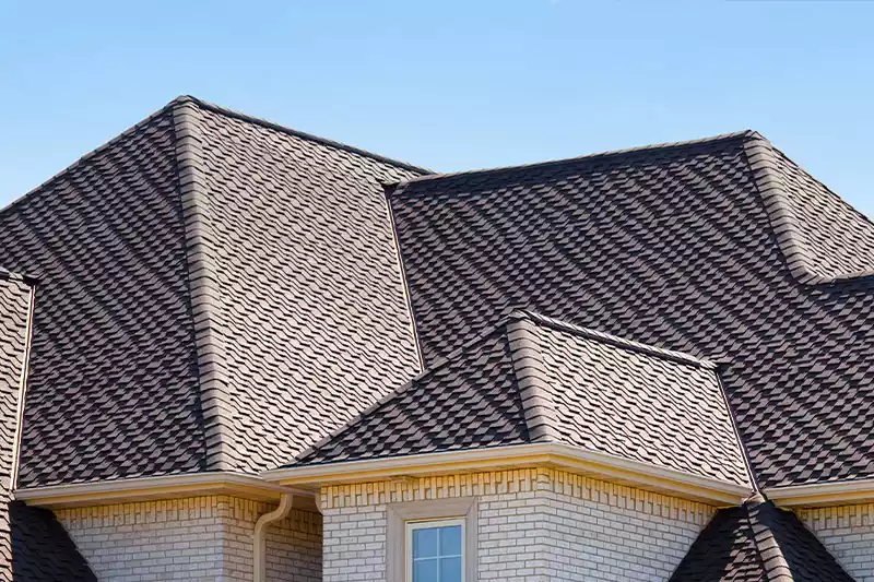 brown roof